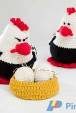 Woolytoons - Tessa van Riet Ernst - Chicken family
