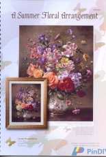 I Love CrossStitch ILCS AW-006 - A Summer Floral Arrangement