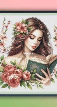 Laser Arts Designs - Bookworm Girl
