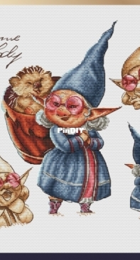 Fun Sheep FS/21-018 "Gnome Lady" by Anastasia Kravtsova / Eremeeva