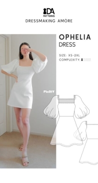 Dressmaking Amore - Ophelia Dress - Sizes XS-2XL