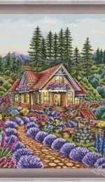 Flower House by Antonina Tretyakova