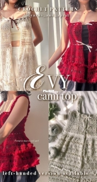 Yarns and April - Farrah - Evy Cami Top - English