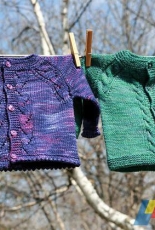 Sunnyside Baby Cardigan by Tanis Lavallee/ Tanis Fiber Arts-Free