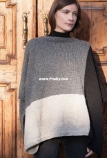 Red Heart-Valle Poncho by Italian Story Design Team-Free