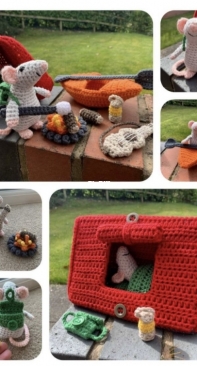 Lau Loves Crochet - Laura Loves Crochet - Laura Sutcliffe - Camping Mouse