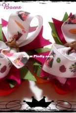 How to make Beautiful Boutique Style La Petite Mini Hair Bows - Tiaras n Bows - free