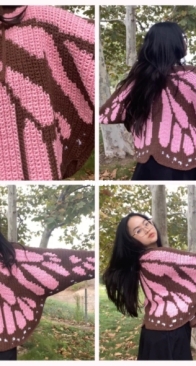Biyabimi - Binh Yen Wu - The Monarch butterfly cardigan
