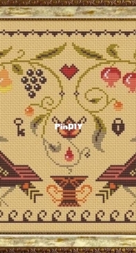 StitchingSpell - Fraktur Birds Sampler  XSD + PCS