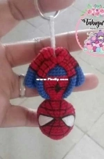 Fabigurumis - Spiderman keychain - Spanish