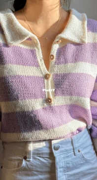 Gemma Polo by Jimin Lee - Cookie the Knitter  - English