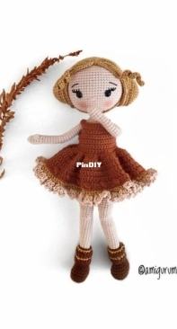 Amigurumi Land - Esra Erdurcan - Doll Hena - Hena Bebek