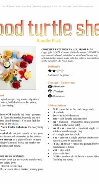 All from Jade - Jade Gauthier-Boutin - Food turtle shell Bundle Pack