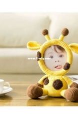 New Mommy Handmade DIY - Su Su Jie Jia - Susans Family - A391 - Cartoon Toy Vertical Frame Giraffe  - Chinese - Free