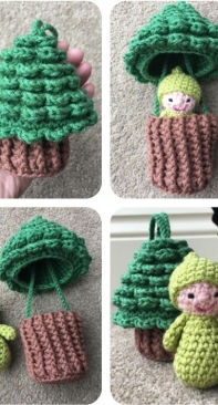 Laura Loves Crochet - Laura Sutcliffe - Tree pocket pal