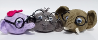 My Fingers Fly - Lisa Ferrel - Elephant Eyeglass Holder