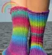 Braided Socks by Jen Kobrick
