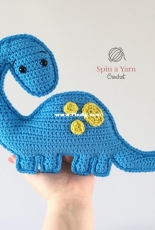 Spin a Yarn Crochet - Jillian Hewitt - Brian the Brachiosaurus - Free