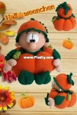 Sanis-Fitzereien - Sandra Schlehahn - Gnome Halloween - German