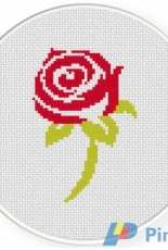 Daily Cross Stitch - Beautiful Rose