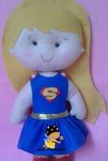 jana Artesanatos - Super Mulher / Super Woman felt Pattern - Portuguese - Free