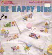 Leisure Arts 2437 - Be Happy Bibs