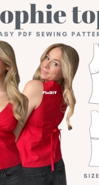 Elosa Sewing Patterns - Sophie Top - Sizes XS-XL