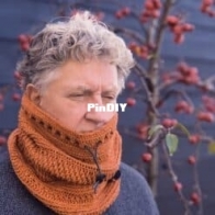 Gek op Haken - Op De Haakwolk - Dorine Brökling - Mens cowl Stef - Mannencol Stef - Dutch