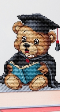 Teddy Bear Graduate by Nadezhda Nikitina