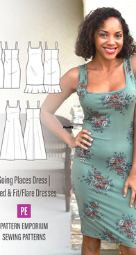 Pattern Emporium - Going Places Dress - Sizes 6-24