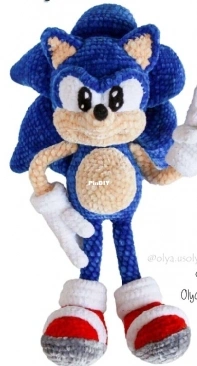 Olya Usolya Amigurumi - Olya Usoltseva - Sonic Super-Prickle