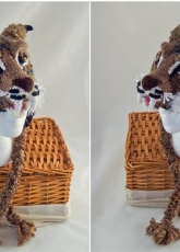 Desert Diamond Crochet - Rebecca Goldsmith - 084 Bobcat hat