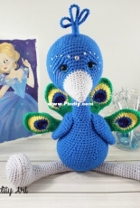 Sweet Oddity Art - Carolyne Brodie - Eloa the Peacock Crochet Pattern