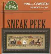 The Trilogy TR195 Sneak Peek Halloween Border and Cat