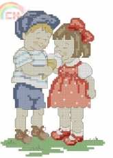 Summer Kids - Ice Cream by Maria Diaz from Cross Stitch Collection 120