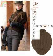 ROWAN-Alpes Poncho by Martin Storey-Free