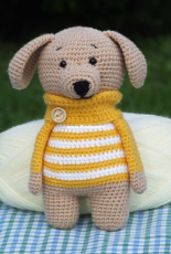 Dog in sweater
