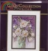 Dimensions - The Gold Collection Petites 65074 White Peonies XSD