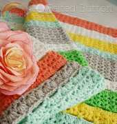 Felted Button - Susan Carlson - Citrus Stripe Blanket