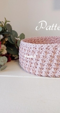 Lulaor Crochet _ crochet round basket pattern ( zotty basket pattern ) _ English