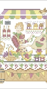 Les Brodeuses Parisiennes LBP - La marchande aux raisins XSD + PCS