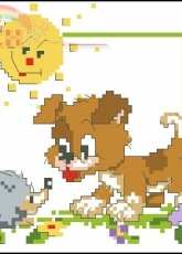 Vervaco 13.018 Little dog xsd + pcs