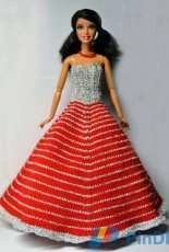 Sticka till Barbie Dress for Barbie (1111-1120)  - Free