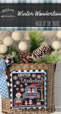 Stitching With the Housewives - Back Up the Truck - Winter Wonderland