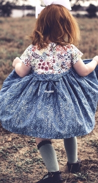 Vintage Little Lady - Chloe Dress Girls - Sizes 2T-9/10 Years - Free