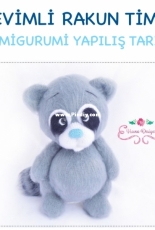Havva Designs - Havva Unlu - Timbo The Raccoon - Turkish