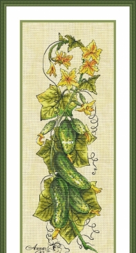 Cucumbers Branch by Anna Petunova
