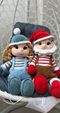 Parkaeva HM - Anastasia Parkaeva - Анастасия Паркаева - Father Frost and Snow Maiden - Дед Мороз и Снегурочка - Russian