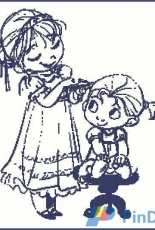 Le Rayon de Soleil - Elsa and Anna Childhood (Frozen) XSD/PCS