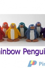 Rainbow Penguins by Kath Dalmeny -Free